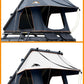 Roll over image to zoom in Adventurer Plus Rooftop Tent Hardshell with Side Awning, Air Conditioner Outlet with Bracket, &Replaceable Rain Flies, Truck Bed Tent for Camping, Pop Up Overland Roof Tents
