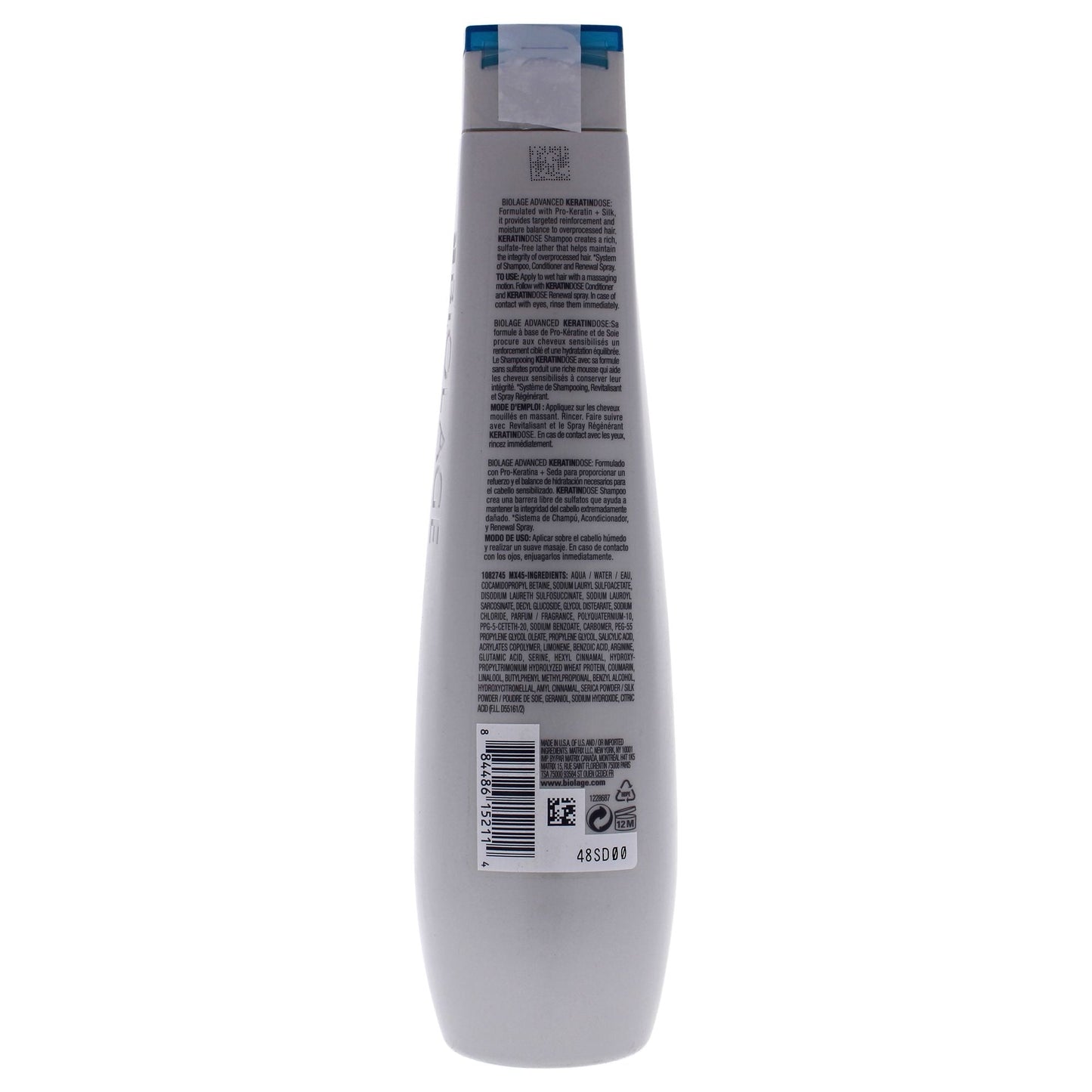Champú Biolage Keratin Dose de Matrix para Unisex - Champú de 13.5 oz