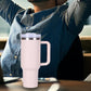 40oz V2 large capacity tumbler,  With Handle And Straw Lid, Insulated Reusable Stainless Steel Water Bottles Travel Mug Coffee Cup car cup water cup For Men Women Outdoor Camping Driving, gift