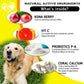 Masticables para perros, alivio de la alergia antipicazón, piel seca y con picazón, tratamiento de puntos calientes con probióticos, aceite omega 3, suplemento inmunológico, medicina para alergias estacionales para perros y cachorros, 140 unidades