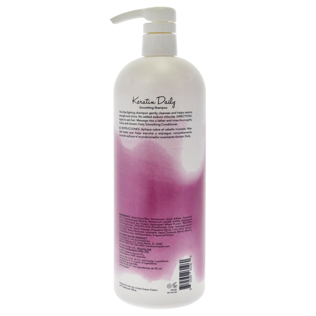 Champú diario de queratina de Keratin Perfect para unisex - Champú de 32 oz