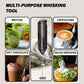 Milk Frother, Handheld Electric Blender stick, Drink Mixer with F ood G rade Stainless Steel Stirrer, Battery Operated Foam Maker for Coffee, Cappuccino, Frappe, Matcha, Hot Chocolate Latte