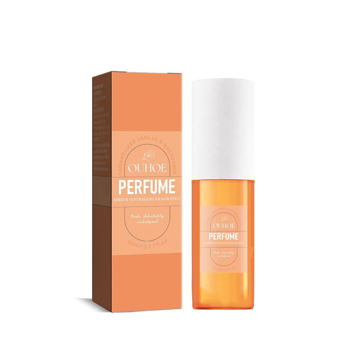 OUHOE Perfume Brasil (Naranja) Mujeres Citas Frescas Naturales Fragancia Duradera No Picante Floral Spray Corporal