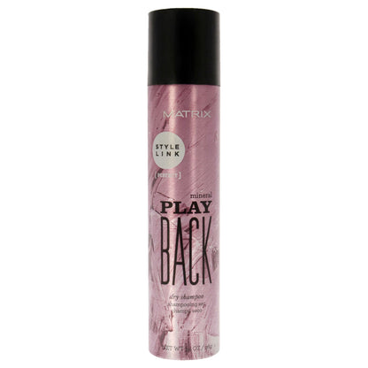 Champú seco Style Link Mineral Play Back de Matrix para unisex - Champú seco de 3.4 oz