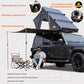 Explorer Plus Tienda de Techo Rígida con Toldo Lateral, Salida de Aire Acondicionado con Soporte, Portaequipajes y Cortina de Lluvia de Malla Reemplazable, Tienda para Caja de Camioneta para Camping, Tienda de Techo para SUV con Apertura Automática