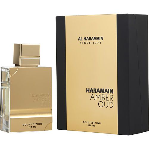 AL HARAMAIN AMBER OUD de Al Haramain EAU DE PARFUM SPRAY 4 OZ (EDICIÓN DORADA)