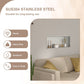Brushed Stainless Steel Wall Shower  Niche , Double Recessed Shower Shelf for Bathroom