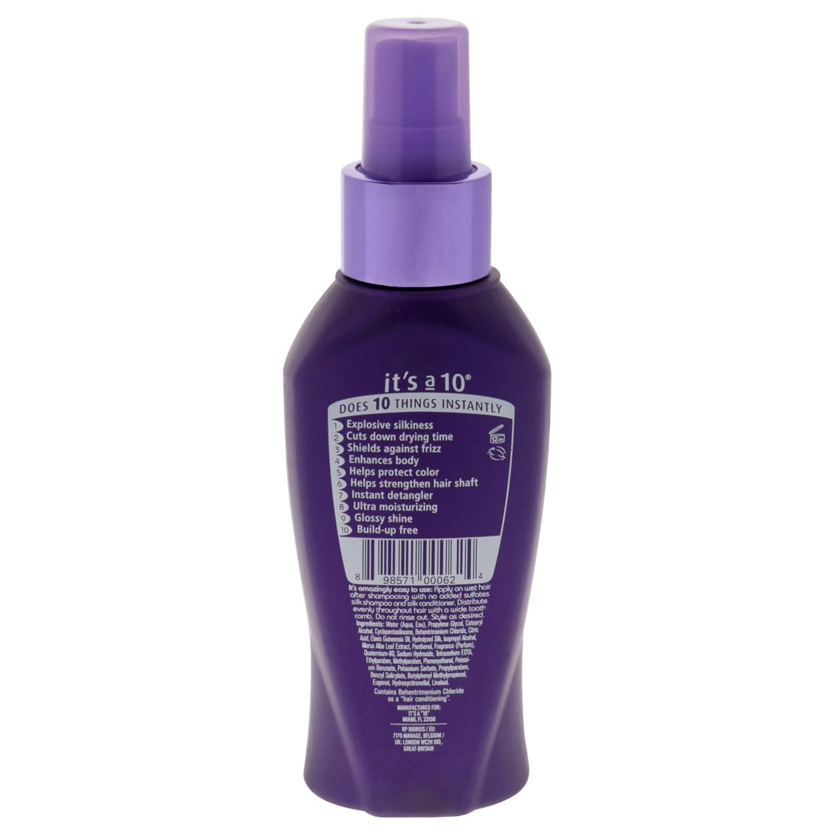 Acondicionador Silk Express Miracle Silk Leave-In de It's A 10 para unisex - 4 oz