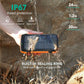 Portable Charger, Solar Power Bank 33500mAh Fast Charging, Solar Battery Pack with Waterproof 6W Bright Flashlight for iPhone S amsung Tablet