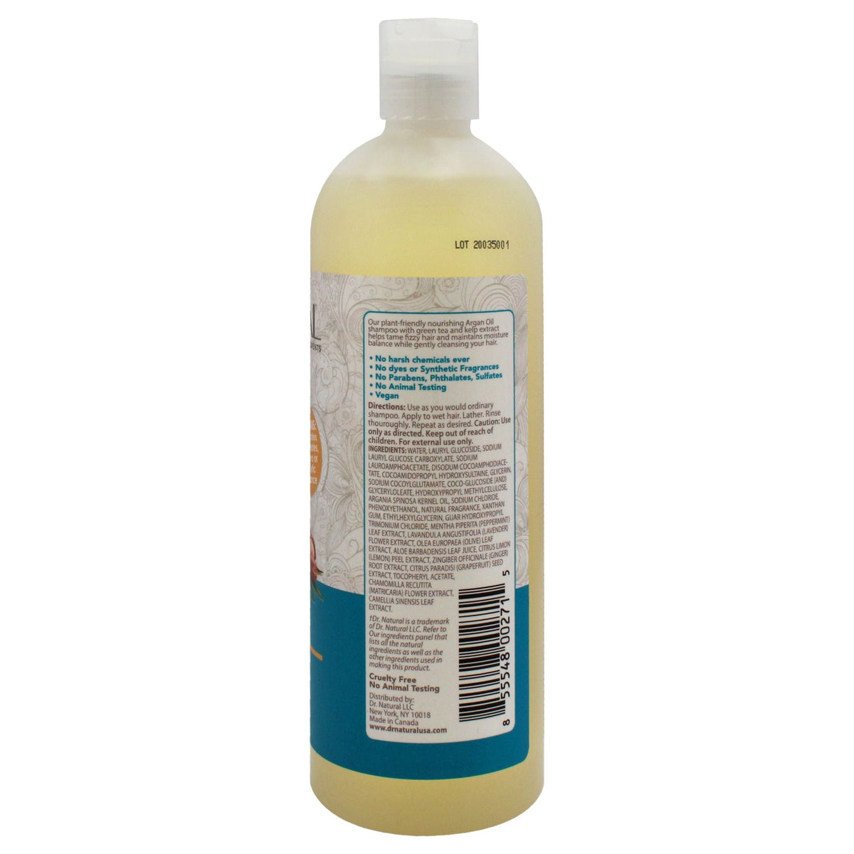 Champú Nutritivo - Aceite de Argán