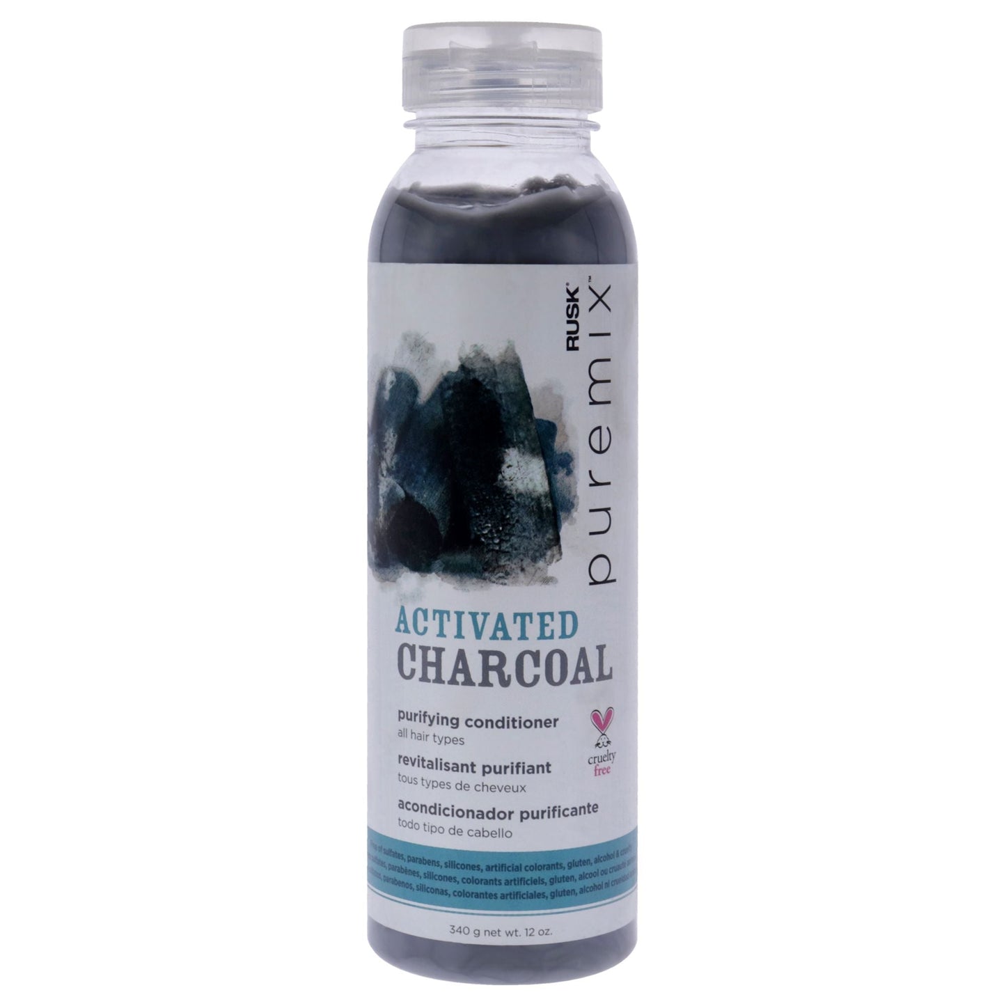 Acondicionador purificante Puremix Activated Charcoal de Rusk para Unisex - Acondicionador de 355 ml