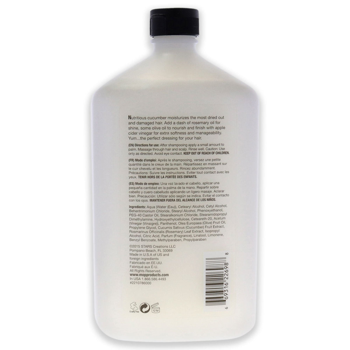 Acondicionador hidratante Mixed Greens de MOP para unisex - Acondicionador de 33.8 oz