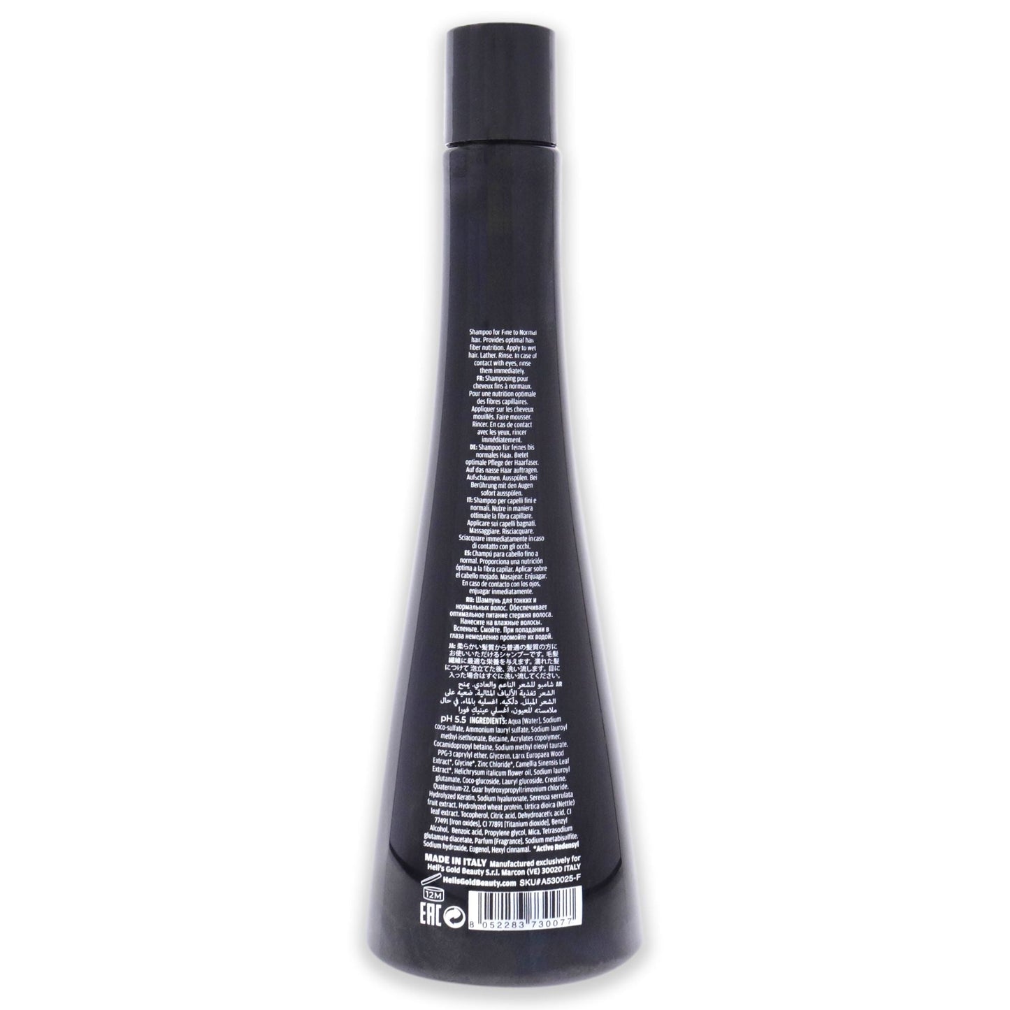 Champú Voluminizador Helis Gold para Unisex - Champú de 10.1 oz