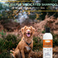 Champú de azufre de cal para mascotas - Solución veterinaria y para el cuidado de mascotas para la piel con picazón y seca - Seguro para perros; gatos; cachorros; gatitos; caballos