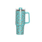 40oz Adventure Quencher Tumbler T hermos Vacuum Cups With Handle Stainless Steel Travel Water Cup Stay Ice Cold Car Coffee Mug