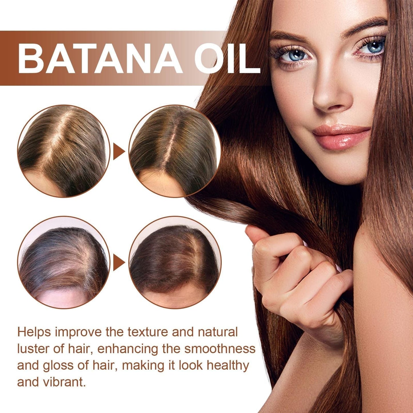 Aceite de Batana de Honduras - Consigue un Cabello Más Abundante, Grueso y Saludable - Excelentes Regalos para Mujeres Hombres Acondicionador Cuidado del Cabello Sedoso - Nutrición Capilar