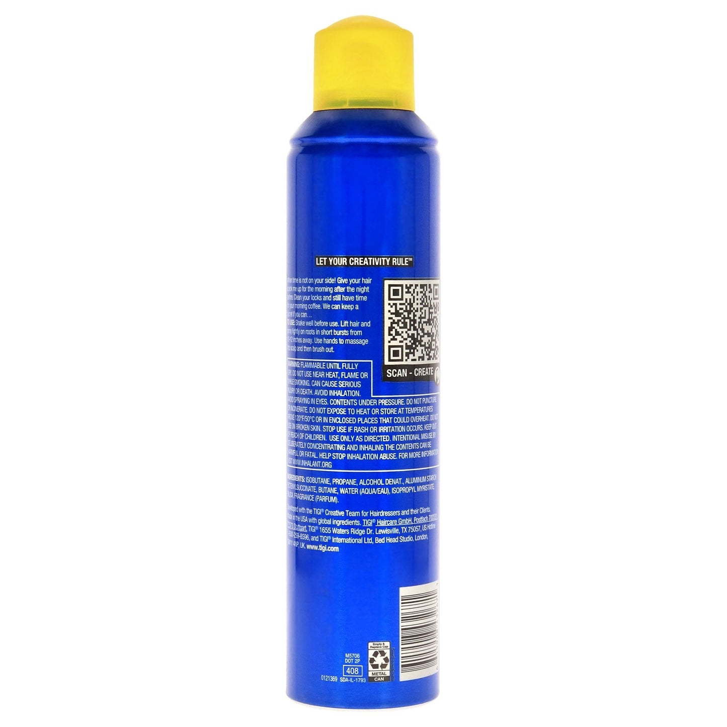Champú seco Bed Head Dirty Secret de TIGI para Unisex - Champú seco de 6.2 oz