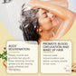 El champú OUHOE Cabello Oscuro nutre las raíces del cabello y mejora el cabello seco y encrespado en las puntas