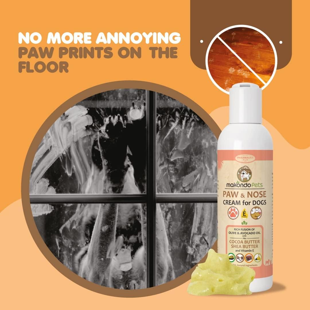 Natural Dog Paw Balm Non Waxy Formula Dog Nose Balm Snout Soother for Dogs Our Paw Cream for Dogs is a Must in Dog Bathing Supplies Ideal Dog & Cat Paw Balm to use After a paw Cleaner for Dogs