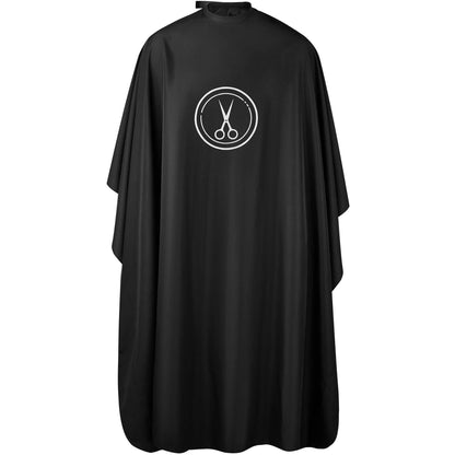 Capa de barbero profesional, grande, para cortar el pelo, con cierre a presión, 168x145 cm, unisex, para adultos, bata de corte de pelo, resistente al agua
