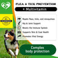 Pastillas masticables para la prevención de pulgas y garrapatas para perros, tratamiento oral de pulgas Revolution para mascotas y multivitamínico complejo, masticables naturales de defensa contra plagas, tabletas pequeñas de 10 oz.