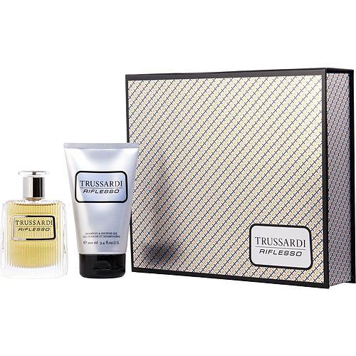 TRUSSARDI RIFLESSO de Trussardi EDT SPRAY 1.7 OZ y GEL DE DUCHA Y CHAMPÚ 3.3 OZ