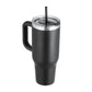 40 oz Insulated Water Bottle Stainless Steel Coffee Cup Handheld Black