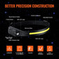 VEVOR 2PCS Rechargeable Headlamp, 350 lumens 230° Wide Beam