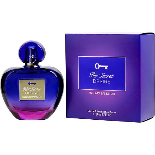 HER SECRET DESIRE de Antonio Banderas EAU DE TOILETTE VAPORIZADOR 80 ML