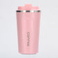 12 oz Stainless Steel Vacuum Insulated Tumbler - Coffee Travel Mug Spill Proof with Lid - T hermos Cup for Keep Hot/Ice Coffee; Tea and Beer