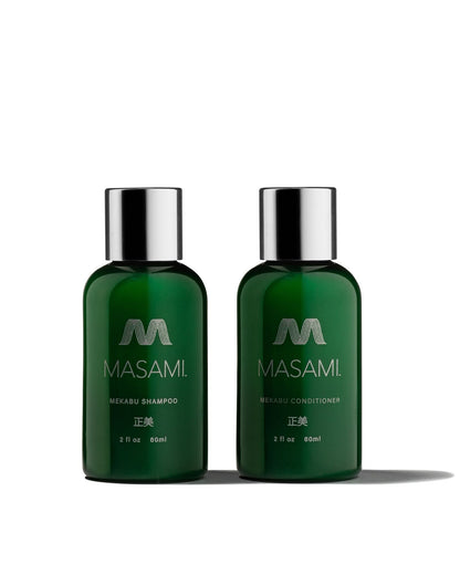 MASAMI Mekabu Hidratante Champú y Acondicionador de Viaje