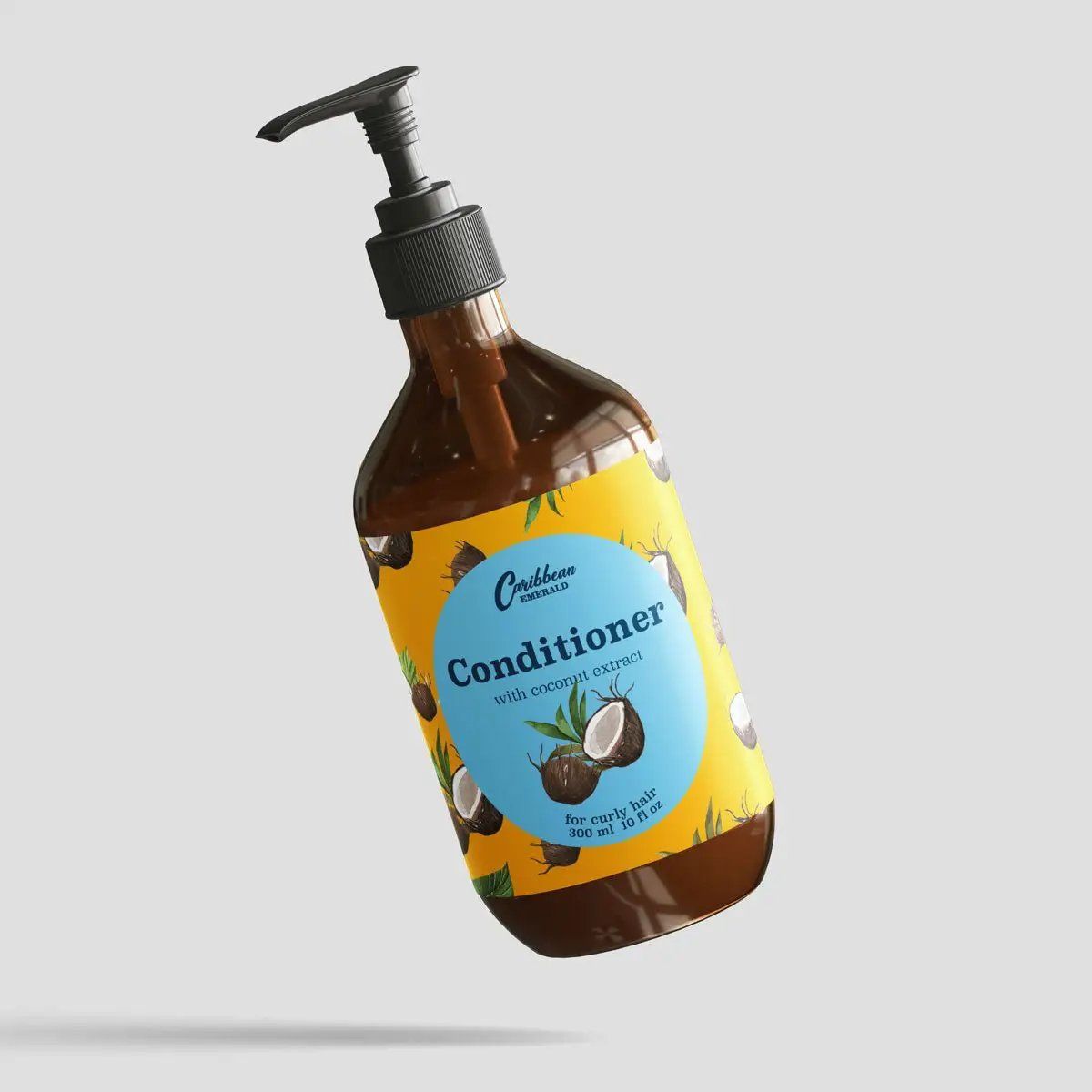 Acondicionador de coco para cabello rizado