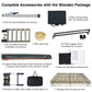 Roll over image to zoom in Adventurer Plus Rooftop Tent Hardshell with Side Awning, Air Conditioner Outlet with Bracket, &Replaceable Rain Flies, Truck Bed Tent for Camping, Pop Up Overland Roof Tents
