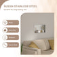 Brushed Stainless Steel Wall Shower  Niche , Double Recessed Shower Shelf for Bathroom