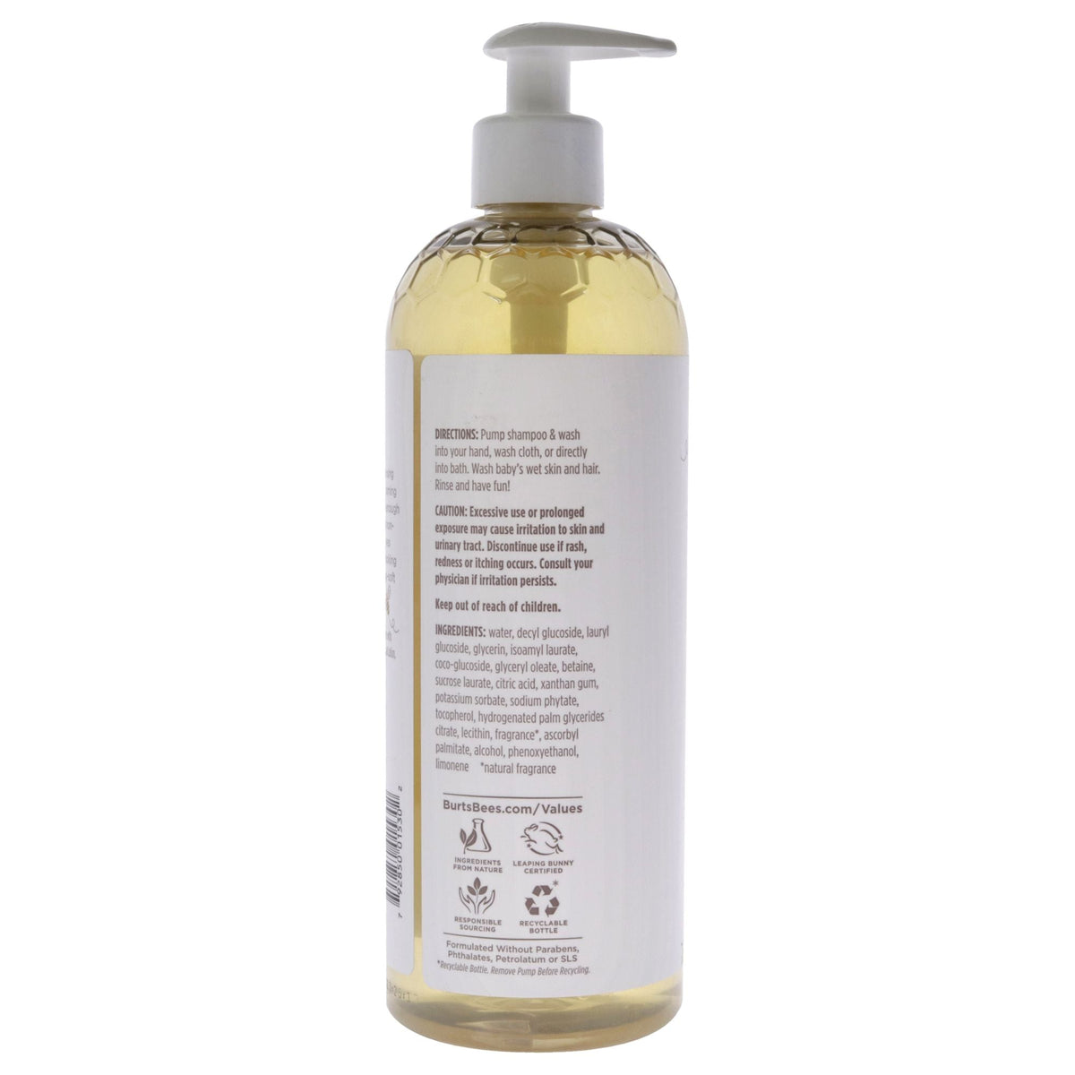 Champú y Gel de Baño Original Baby Bee de Burts Bees para Niños - Champú y Gel de Baño de 21 oz