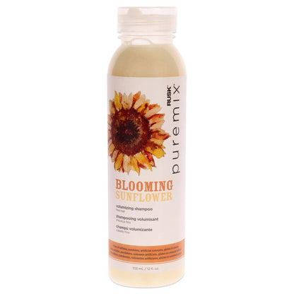 Puremix Blooming Sunflower Champú Voluminizador - Cabello Fino de Rusk para Unisex - Champú de 12 oz