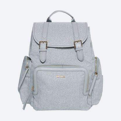 SUNVENO Mochila para pañales, bolso cambiador de bebé, bolsos de tweed para pañales de bebé, multifunción, impermeable para viajes