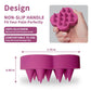 Silicone Scalp Massager for Hair Growth, Scalp Scrubber Brush for Shower, Andruff Exfoliating Stress Relax Wet Dry Scalp Brush, Deeply Cleanses Scalp Pores