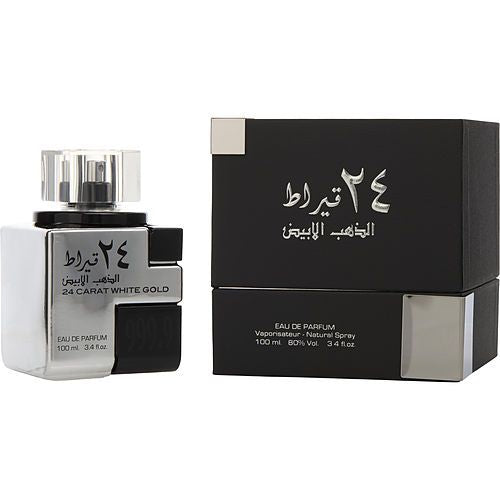 LATTAFA 24 CARAT WHITE GOLD de Lattafa EAU DE PARFUM SPRAY 3.4 OZ