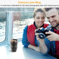 Camera Lens Coffee Mug Cup 13.6oz F ood-G rade Stainless Steel Travel Photography Insulated Mug for All Ages
