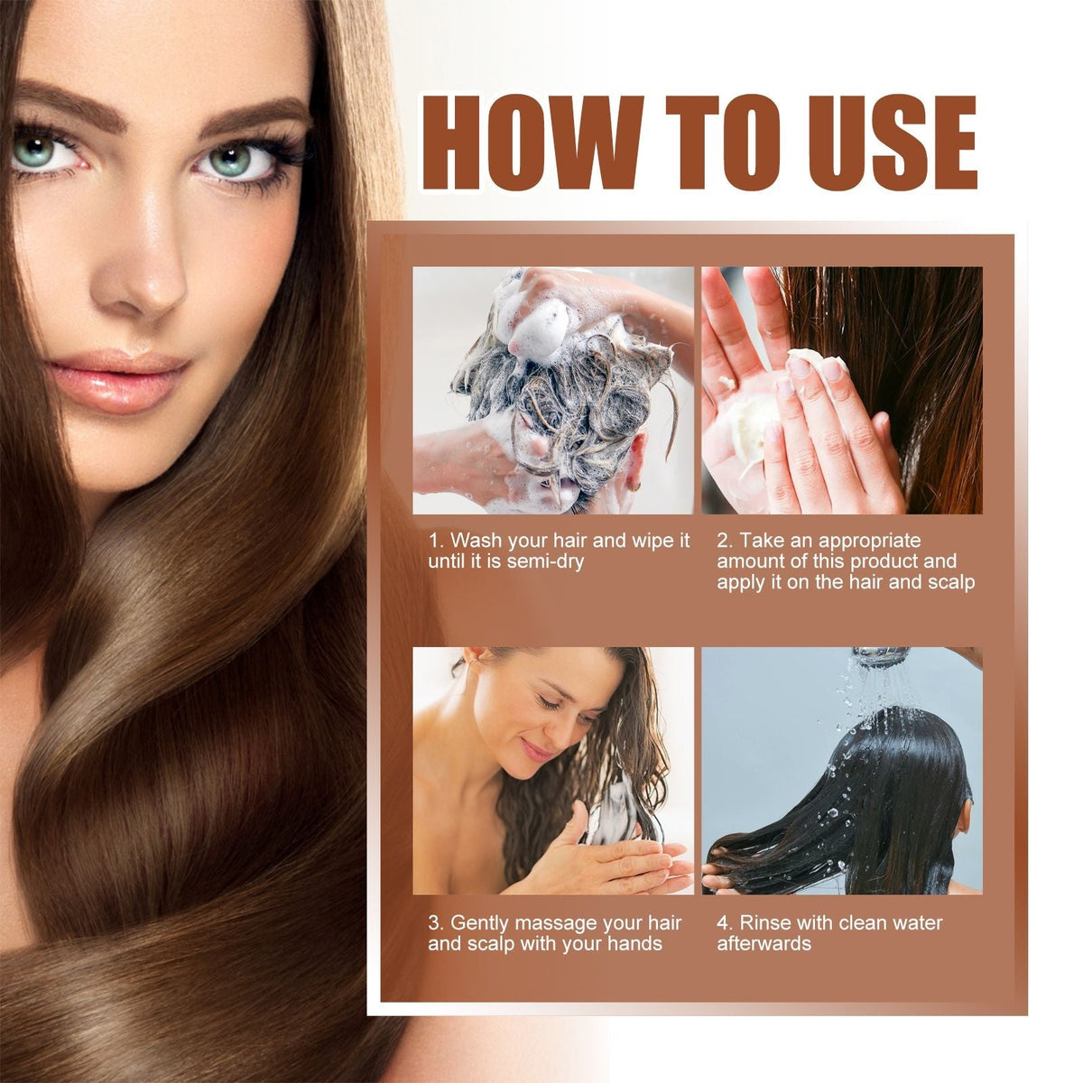 Acondicionador con Aceite de Batana EELHOE Hidrata, Repara, Fortalece las Raíces del Cabello, Previene el Cabello Escaso, Deja el Cabello Denso, Y Sólido y Esponjoso