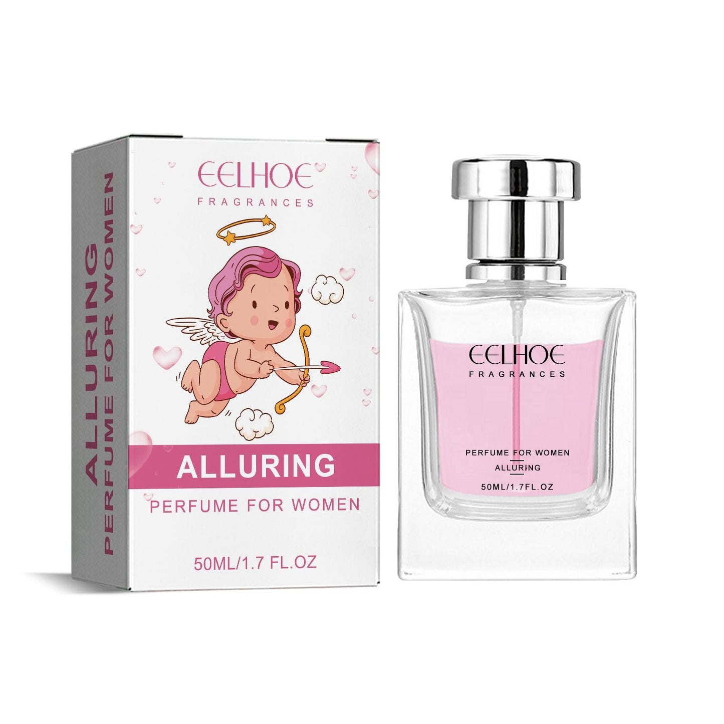EELHOE Perfume Cupido Fragancia duradera Ligera Fresca natural Perfume de nicho para muñeca y detrás de la oreja