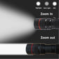 Portable Mini USB Rechargeable LED Flashlight for Outdoor