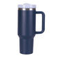 40oz V2 large capacity tumbler,  With Handle And Straw Lid, Insulated Reusable Stainless Steel Water Bottles Travel Mug Coffee Cup car cup water cup For Men Women Outdoor Camping Driving, gift