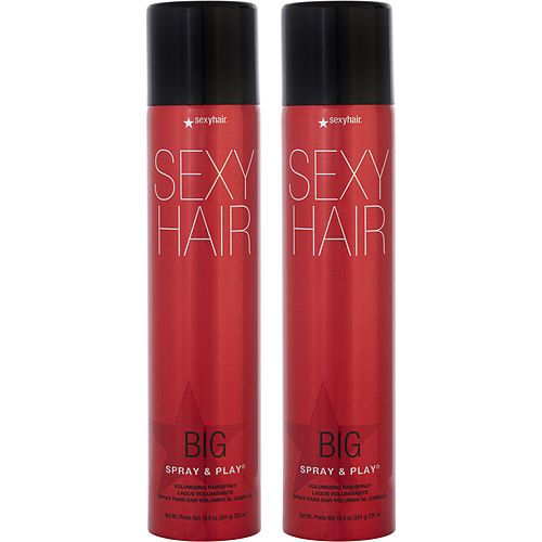 SEXY HAIR by Sexy Hair Concepts BIG SEXY HAIR SPRAY AND PLAY LACA VOLUMINIZADORA EN SPRAY 10 OZ (PAQUETE DE 2)