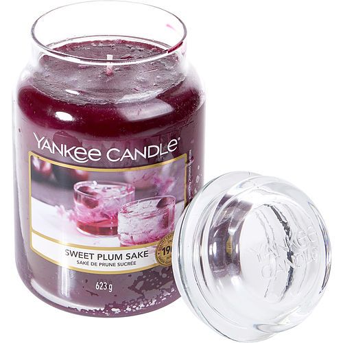 YANKEE CANDLE de Yankee Candle VELA GRANDE AROMÁTICA CIRUELA DULCE SAKE 22 OZ