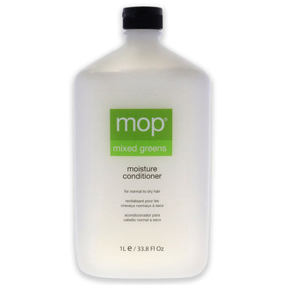 Acondicionador hidratante Mixed Greens de MOP para unisex - Acondicionador de 33.8 oz
