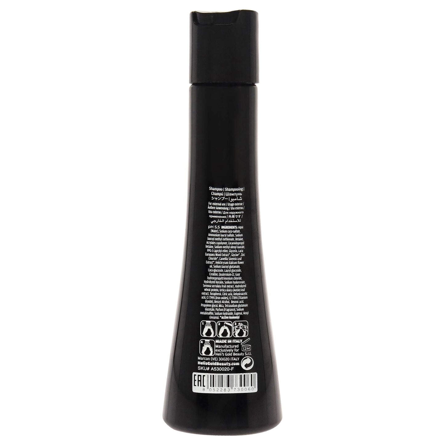 Champú Voluminizador de Helis Gold para Unisex - Champú de 3.3 oz