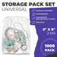 Bolsa transparente con cordón, 5 x 8 pulgadas. Paquete de 1000 bolsas de plástico transparente con cordón. Bolsas de plástico transparente con cordón de 2 mil. Bolsas de plástico transparente con cordón impermeables para cosméticos, artículos de tocador