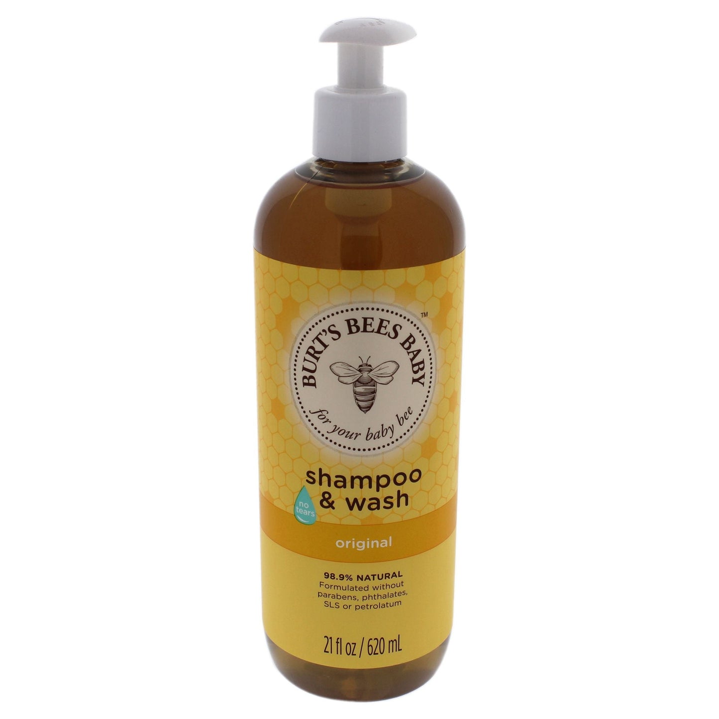 Champú y Gel de Baño Original Baby Bee de Burts Bees para Niños - Champú y Gel de Baño de 21 oz